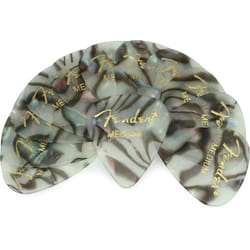 Fender Premium Celluloid Guitar Picks 351 Shape  Abalone  Medium  12-Pack