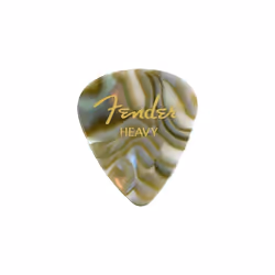 Fender Premium Celluloid Guitar Picks 351 Shape Abalone Heavy 12-Pack