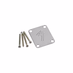 Fender F Neckplate Chrome