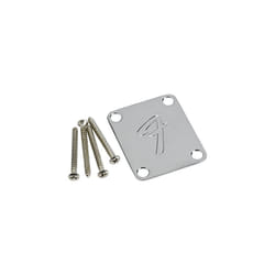 Fender F Neckplate Chrome