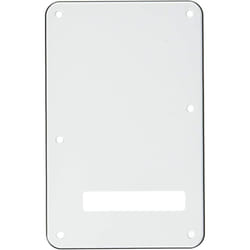 FenderÂ® StratocasterÂ® Modern-Style Tremolo Backplate - 3-Ply - White