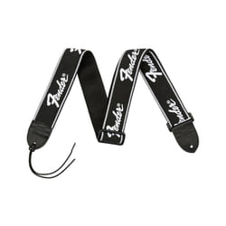Fender Running Logo Electric Guitar Strap - Black