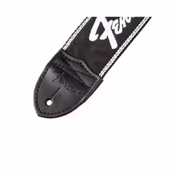 Fender Running Logo Electric Guitar Strap - Black