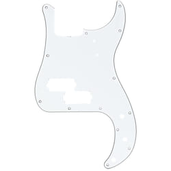 Fender 13-hole Vintage Mount P-Bass Pickguard - 3-ply White