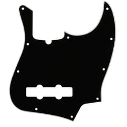Fender Pickguard  Jazz Bass  10 Hole  3 Ply  Truss Rod Notch - B/W/B