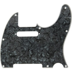 Fender Standard Telecaster Pick Guard (8 Hole) 4-Ply - Black Pearl
