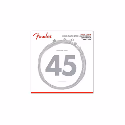 Fender 7250 Bass Strings  Nickel Plated Steel Roundwound  Long Scale  7250ML .045-.100