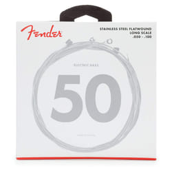 Fender 9050 Bass Strings  Stainless Steel Flatwound  9050ML .050-.100