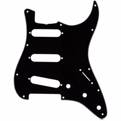 Fender Vintage-Style Pickguard 60's Stratocaster 11-Hole - Black 3-Ply