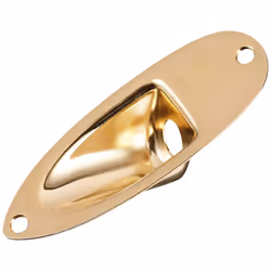 Fender Guitar Jack Plate Gold
