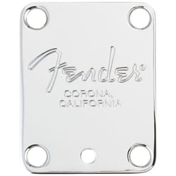 Fender Standard Guitar Neck Plate Chrome