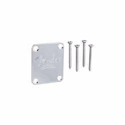 0991446100 Neck Plate American Series Basses 4 Bolt Chrome