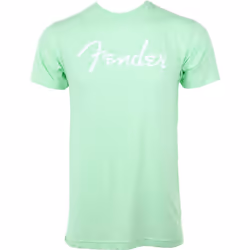 Fender Spaghetti Logo T-Shirt Surf Green S