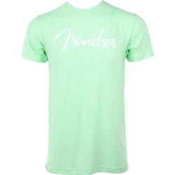 Fender Spaghetti Logo T-Shirt  Surf Green  S
