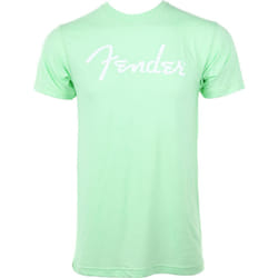 Fender Spaghetti Logo T-Shirt  Surf Green  XXL
