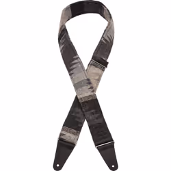 Fender Zion Guitar Strap 2in Adjustable Strap Crafted From Thick Double-sided Polyester Cotton Weave Leather Ends Gray ...