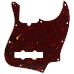 Fender 10-hole Contemporary Jazz Bass Pickguard - Tortoise Shell