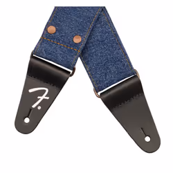 Fender x Wrangler Riveted Denim Guitar Strap  Indigo