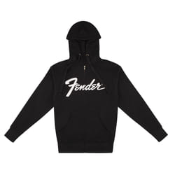 Fender Transition Logo Zip Front Hoodie  Black  M