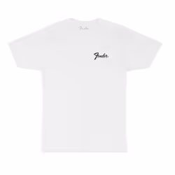 Fender Transition Logo T-Shirt  100% Cotton  White  Medium