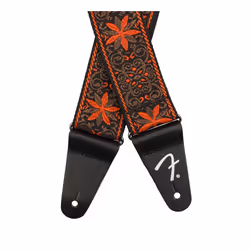 Fender Pasadena Woven Strap  2in  Orange Wallflower