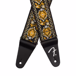 Fender Pasadena Woven Strap  2in  Yellow Lotus