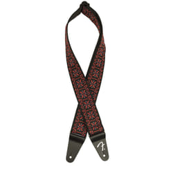 Fender Pasadena Woven Strap  2in  Lattice Red