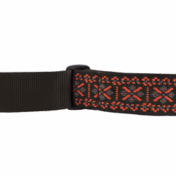 Fender Pasadena Woven Strap  2in  Lattice Red