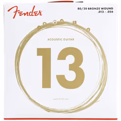 Fender HN084195 80/20 Bronze Acoustic Guitar Strings