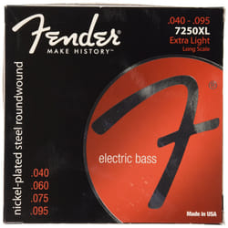 Fender Accesories 073-7250-402 Nickel Plated Bass Guitar Strings  Light