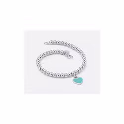 Return to Tiffany Tiffany BlueÂ® Heart Tag Bead Bracelet