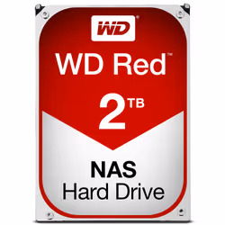 Western Digital Red internal hard drive 2 TB 5400 RPM 64 MB 3.5" Serial ATA III