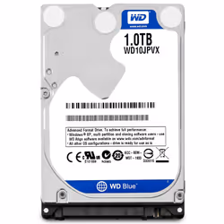 Western Digital Blue PC Mobile internal hard drive 1 TB 5400 RPM 8 MB 2.5" Serial ATA III