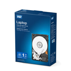 Western Digital Laptop Everyday internal hard drive 1 TB 5400 RPM 8 MB 2.5" Serial ATA II