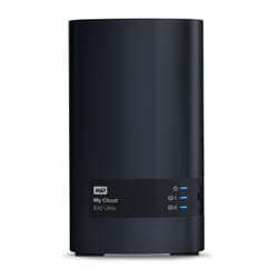 Western Digital My Cloud EX2 Ultra NAS Desktop Marvell Armada 385 1 GB DDR3 0 TB My Cloud OS Black
