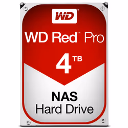 Western Digital Red Pro, 4 TB, 7200 RPM, 128 MB, 3.5", Serial ATA III