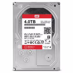 Western Digital Red Pro internal hard drive 4 TB 7200 RPM 128 MB 3.5" Serial ATA III