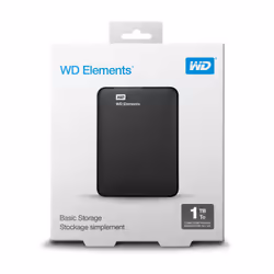 Western Digital WD Elements Portable external hard drive 1 TB 2.5" Micro-USB B 3.2 Gen 1 (3.1 Gen 1) Black - Additional view 8