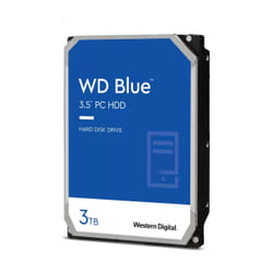 Western Digital Blue internal hard drive 3 TB 5400 RPM 256 MB 3.5" Serial ATA