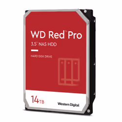 Western Digital Red Pro, 14 TB, 7200 RPM, 512 MB, 3.5", Serial ATA III