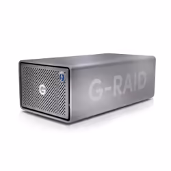 SanDisk G-RAID 2, 12 TB, HDD, Desktop, Stainless steel
