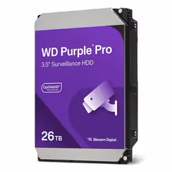 Western Digital Purple Pro WD240PURP, 26 TB, 7200 RPM, 3.5", Serial ATA III
