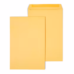 Staples 534768 Gummed Catalog Envelopes 10-Inch L X 15-Inch H Brown 100/Box (Spl534768)