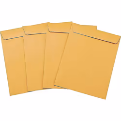 Staples 194969 Catalog Envelopes 9-Inch X 12-Inch Brown Kraft 100/Box