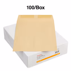 Staples 194969 Catalog Envelopes 9-Inch X 12-Inch Brown Kraft 100/Box