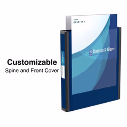 Staples Better 1.5-Inch 3-Ring View Binder  Blue 13400