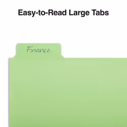 Staples 486272 Large Tabs Write & Erase Paper Dividers 5-Tab Multicolor