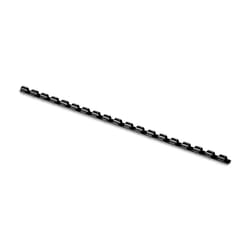 Staples 449261 Plastic Comb Binding Spines 1/4-Inch Diameter 20 Sheets 100 Pack Black