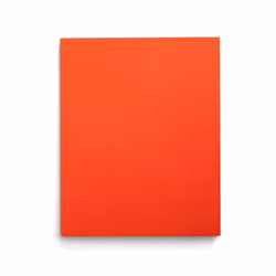 Staples 578539 School Grade 2 Pocket Folder Orange 25/Box