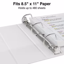 Staples Standard 1 3-Ring View Binder  Yellow